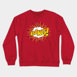 Bang Comic Book Text Crewneck Sweatshirt